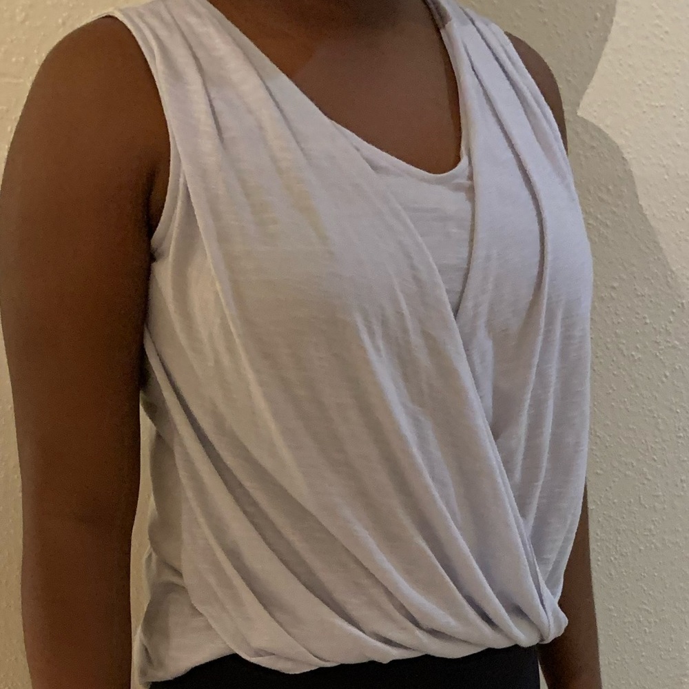 White House Black Market Swoop Top